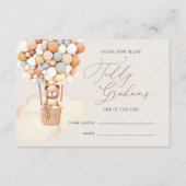 Carte D'accompagnement Blue Balloons Devinez Combien De Billets Grahams (Devant)