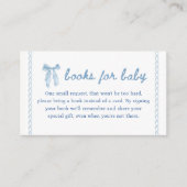 Carte D'accompagnement Blue Boy Boy Boy Baby showers Livres pour bébé (Devant)