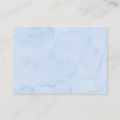 Carte D'accompagnement Blue Boy Cloud Stars Baby Sprinkle Demande de rése (Dos)