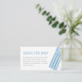 Carte D'accompagnement Blue Boy Summer Pool Party Books for Baby Card (Debout devant)