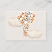 Carte D'accompagnement Blue Boys Devinez Combien D'Ours Ballons Billets (Dos)