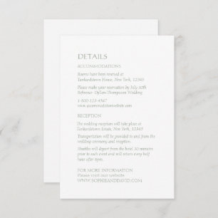 Carte D'accompagnement Blue Celtic Irish Swan Love Knot Détails du Mariag