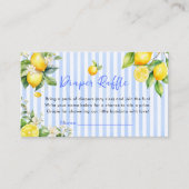 Carte D'accompagnement Blue Citrus Lemon Ciao Baby Diaper Raffle Card (Devant)