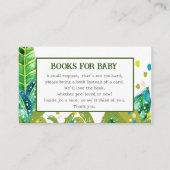 Carte D'accompagnement Blue Cute Monkey Baby Books Demande (Devant)