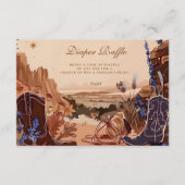 Carte D'accompagnement Blue Desert Western Diapper Raffle (Devant)