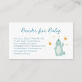 Carte D'accompagnement Blue Dinosaur Stars Boy Books for Baby Request (Devant)