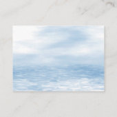 Carte D'accompagnement Blue Elephant Hot Air Baby shower (Dos)