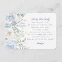 Blue Floral Livres pour bébé en fleurs Hydrangea