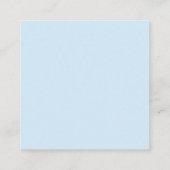 Carte D'accompagnement Blue Grand Millennial Book Request Baby shower (Dos)
