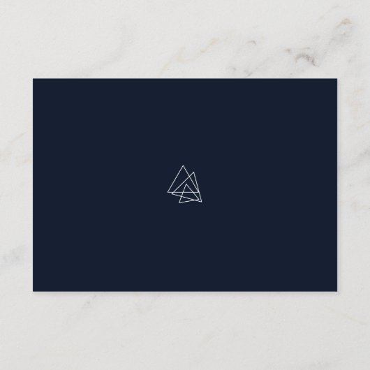 Carte D'accompagnement Blue Green Celestial Galaxy Modern Mariage Détails (Dos)