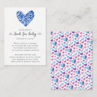 Blue Hearts Boys Chérie Douche Livre pour bébé