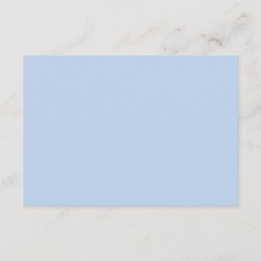 Carte D'accompagnement Blue Hydrangea White Floral Mariage QR Code Site (Dos)