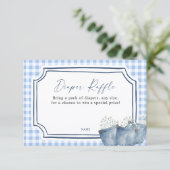 Carte D'accompagnement Blue Jean Diaper Raffle Card  (Debout devant)