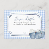 Carte D'accompagnement Blue Jean Diaper Raffle Card  (Devant)