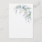 Carte D'accompagnement Blue Morning Glory Enclosure Card (Dos)