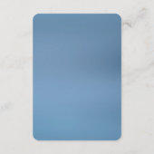 Carte D'accompagnement Blue Ornate Floral Detail Enclosure Card (Dos)