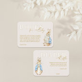 Carte D'accompagnement Blue Peter le lapin Baby shower Livres pour bébé