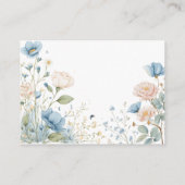 Carte D'accompagnement Blue Silly Goose Diaper Raffle Ticket (Dos)