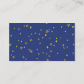 Carte D'accompagnement Blue Twinkle Little Star Baby shower Diaper Raffle (Dos)