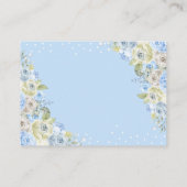 Carte D'accompagnement Blue Umbrella Teddy Bear Livres pour bébé (Dos)