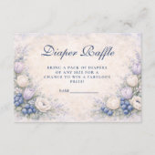 Carte D'accompagnement Blueberry Blossom Garden Diapper Raffle (Devant)