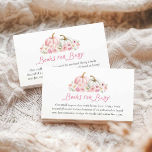 Carte D'accompagnement Blush Autumn Girl Books for Baby