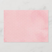 Carte D'accompagnement Blush Boho Tribal Woodland Animaux Déchets (Dos)