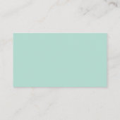 Carte D'accompagnement Blush Floral Gold Mint Green site Mariage (Dos)