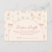Carte D'accompagnement Blush Goose Storybook Diapper Raffle (Devant)