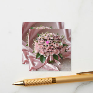 Carte D'accompagnement "Blush of Love : A Bouquet of Timeless Romance"