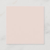 Carte D'accompagnement Blush Pink Floral Dream Détails du Mariage (Dos)