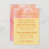 Carte D'accompagnement BM Bar Mitzvah Bat Mitzvah Simplement Subtil (Devant / Derrière)