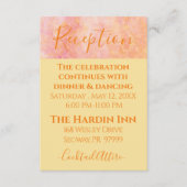 Carte D'accompagnement BM Bar Mitzvah Bat Mitzvah Simplement Subtil (Devant)