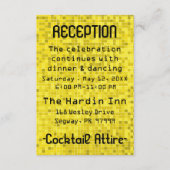 Carte D'accompagnement BM Bat mitzvah Bar Mitzvah Jeu sur (Devant)