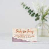 Carte D'accompagnement Boho Abstrait Desert et Sunshine Demande de réserv (Debout devant)