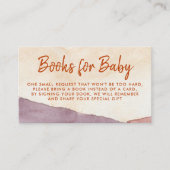 Carte D'accompagnement Boho Abstrait Desert et Sunshine Demande de réserv (Devant)