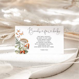 Carte D'accompagnement Boho automne bois livres de champignons pour bille