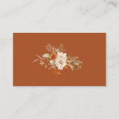 Carte D'accompagnement Boho automne devine combien de bonbons (Dos)