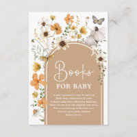 Boho Automne Fairy Fleur sauvage Livres pour Baby