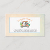 Carte D'accompagnement Boho Baby Elephant & Monkey Golf Shoot Display (Devant)