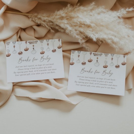 Carte D'accompagnement Boho Beach Books for Baby Encape Card