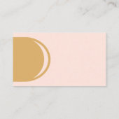 Carte D'accompagnement Boho Blush & Mustard Recette pour la mariée (Dos)