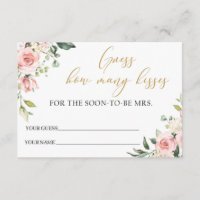 Boho blush rose floral or combien de baisers