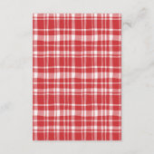 Carte D'accompagnement Boho Chicken Farm Détails sur le Mariage (Dos)