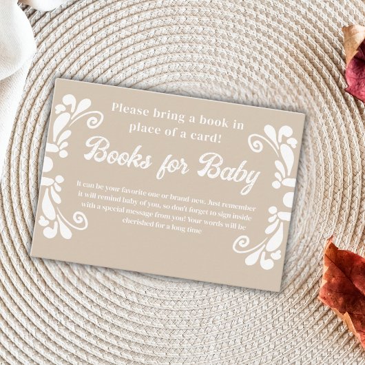 Carte D'accompagnement Boho Cielito Lindo Baby shower mexicain Jeu
