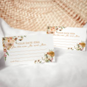 Carte D'accompagnement Boho Citrouille Automne Date Nuit Idées Fête des m