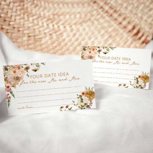 Carte D'accompagnement Boho Citrouille Automne Date Nuit Idées Fête des m