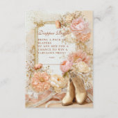 Carte D'accompagnement Boho Cowgirl Western Diapper Raffle (Devant)