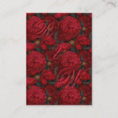 Carte D'accompagnement Boho Custom Carnation Fantasy Beach Wedding (Dos)