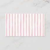 Carte D'accompagnement Boho Cute A little lamb Pink Bow Diaper Raffle (Dos)